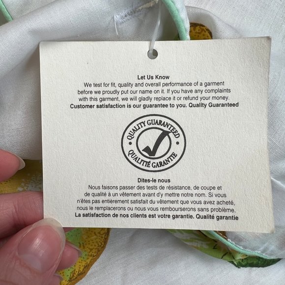 Deadstock Vintage Novelty Citrus Print Matching Pajama Shirt & Long Pants PJ Set - Picture 9 of 9